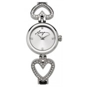 morgan ladies silver coloured dial watch
