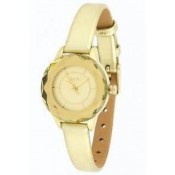 oasis ladies gold coloured dial watch
