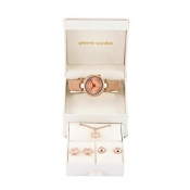 pierre cardin ladies rose gold coloured watch