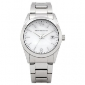french connection ladies white dial watch
