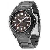 police men's black dial watch