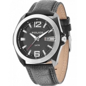 police men's black dial watch