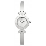 karen millen ladies silver dial watch