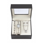 montine ladies white dial watch