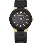 morgan ladies black dial watch