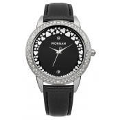 morgan ladies black dial watch