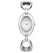 morgan ladies white dial watch
