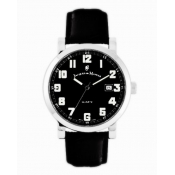 jacques du manoir men's black dial watch