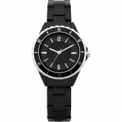 oasis ladies black dial watch