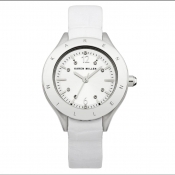 karen millen ladies white dial watch
