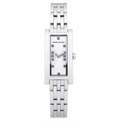 karen millen ladies silver dial watch
