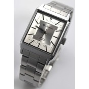 ben sherman r966 men's silver coloured face watch