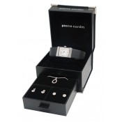 pierre cardin ladies white dial watch