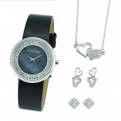 pierre cardin ladies blue dial watch