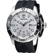 timberland men's silver coloureddial watch